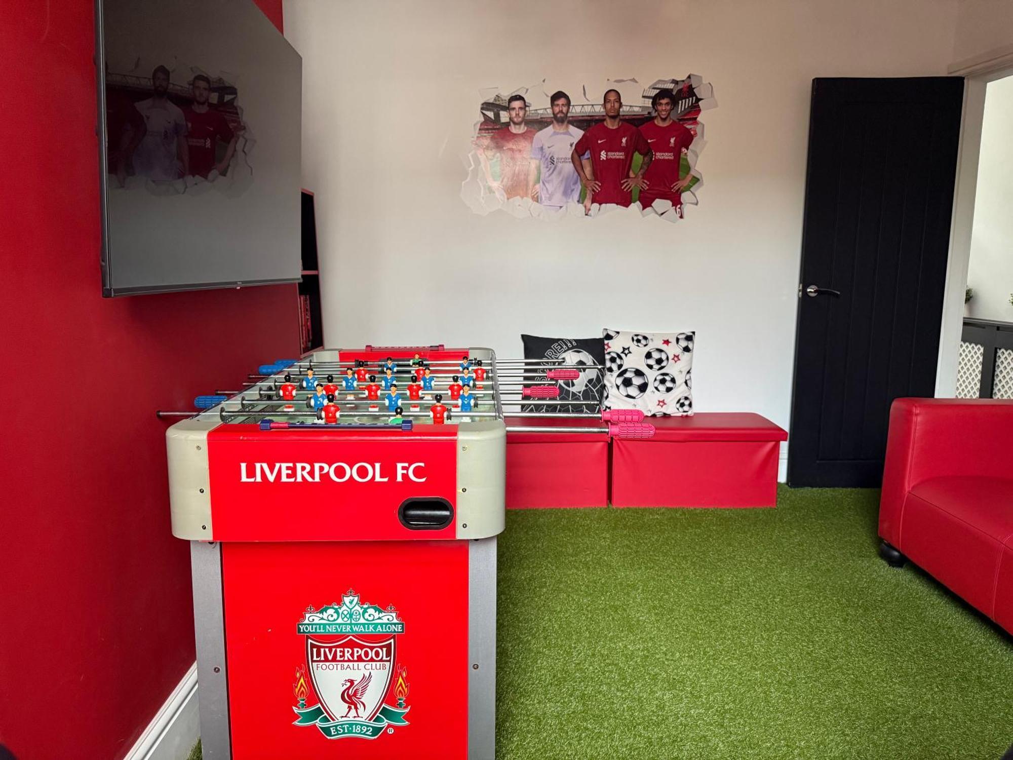 Anfield Abode - Entire Lfc Themed House Villa Liverpool Eksteriør bilde